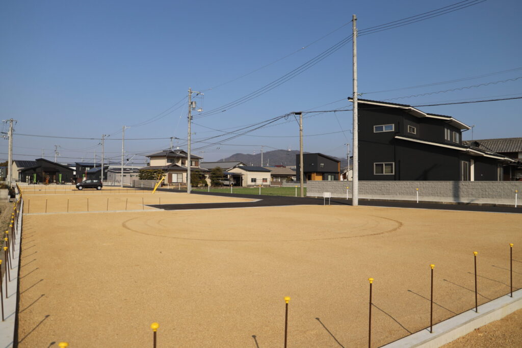 ルーツガーデン下田井Ⅲ6号地　南西から撮影