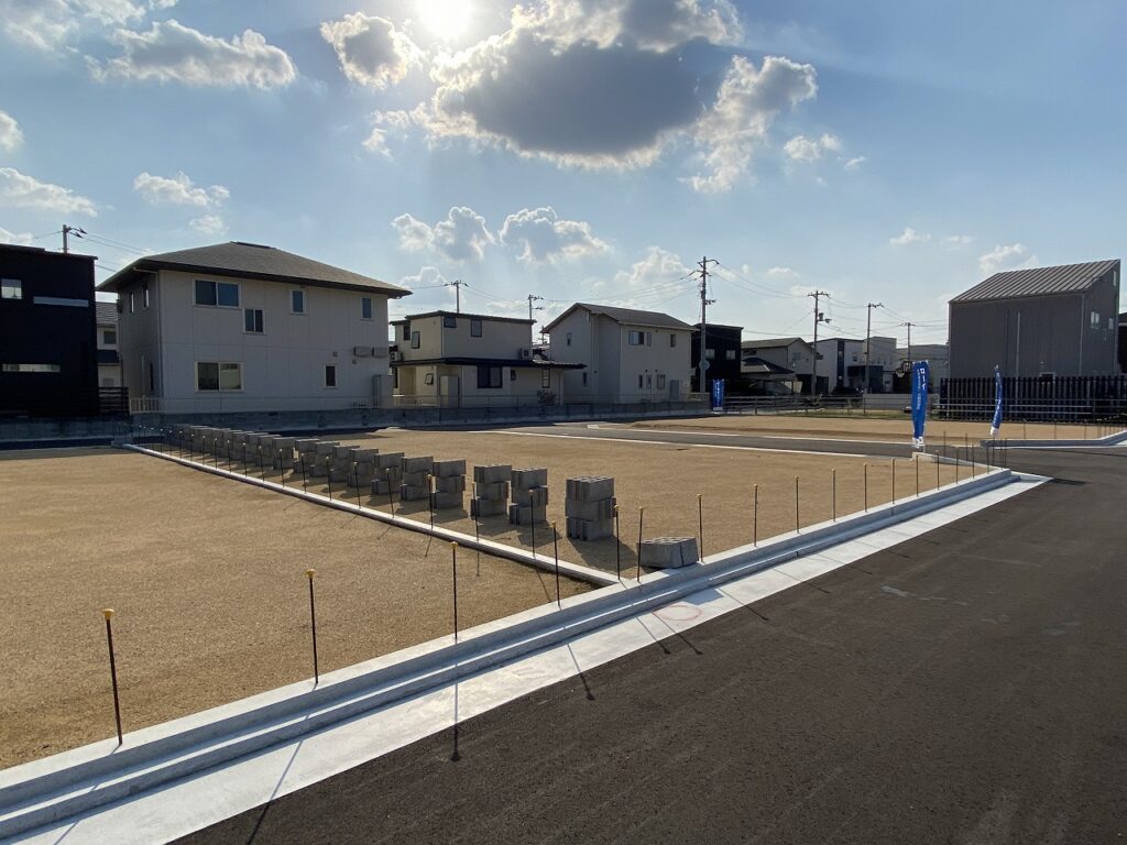 ハピネスガーデン春日V6号地　北東より