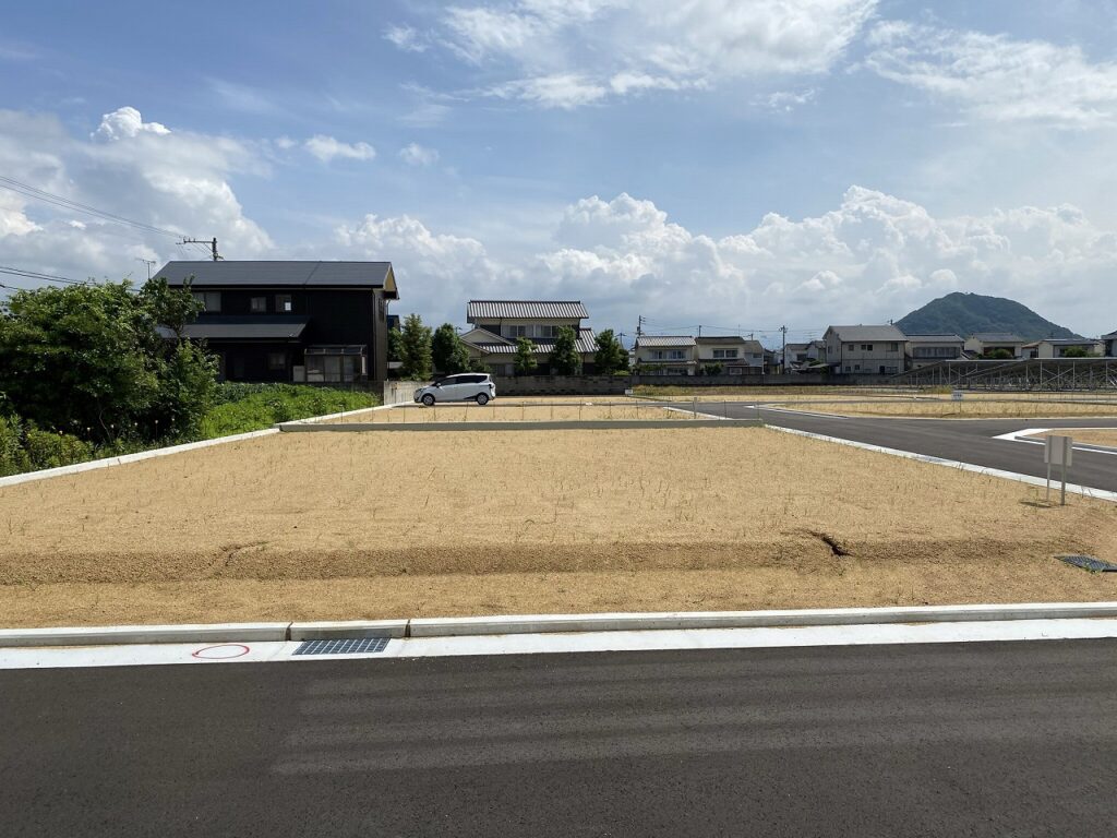 プラスタウン川島Ⅱ20号地北より