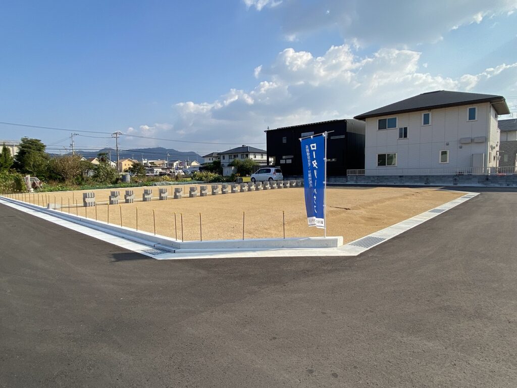 ハピネスガーデン春日V6号地　北西より
