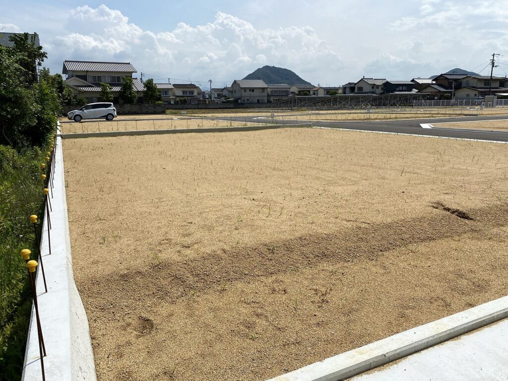 プラスタウン川島Ⅱ20号地北東より