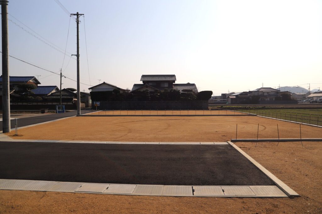 ルーツガーデン下田井Ⅲ6号地　北から撮影