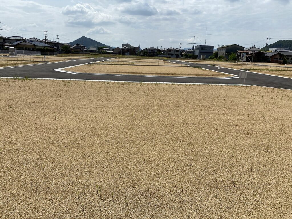プラスタウン川島Ⅱ20号地東より