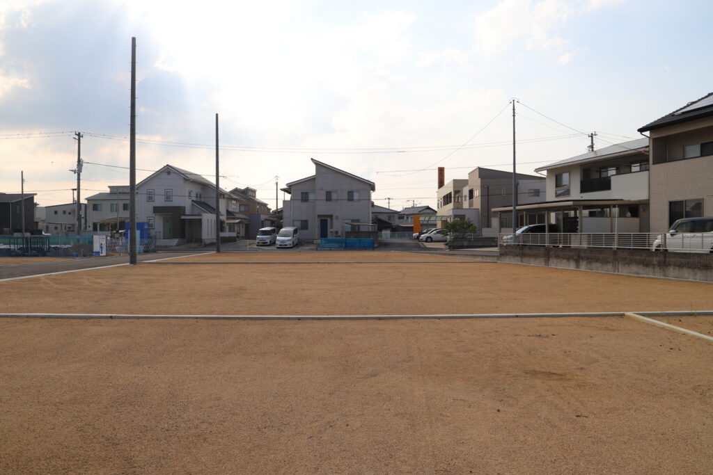 アイタウン六条Ⅴ16号地　東から撮影