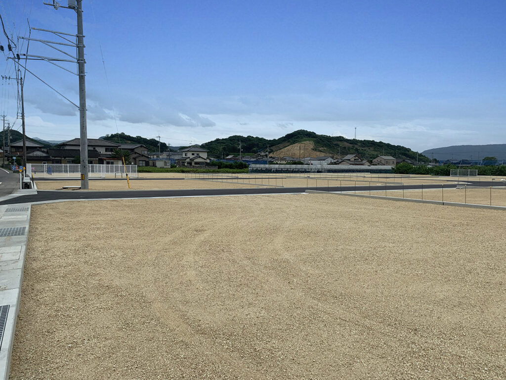 リッツガーデン飯山Ⅱ　1号地　北東より