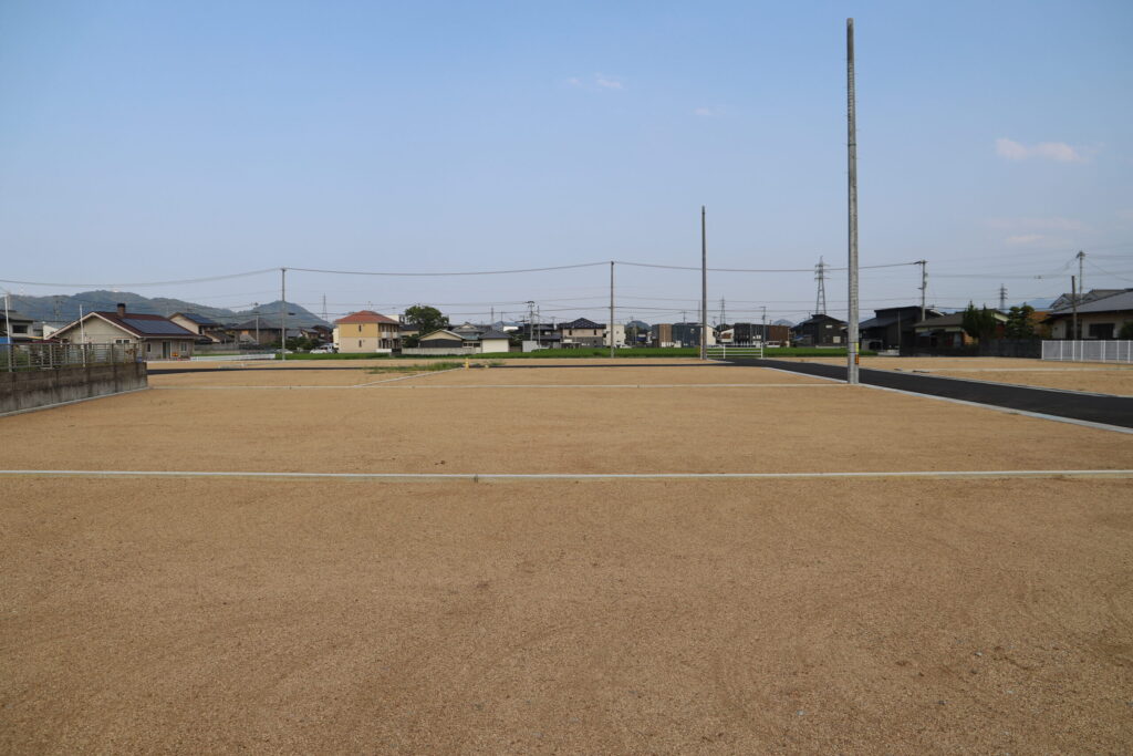 アイタウン六条Ⅴ16号地　西から撮影