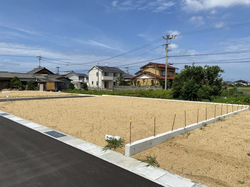 プラスタウン川島Ⅱ20号地南西より