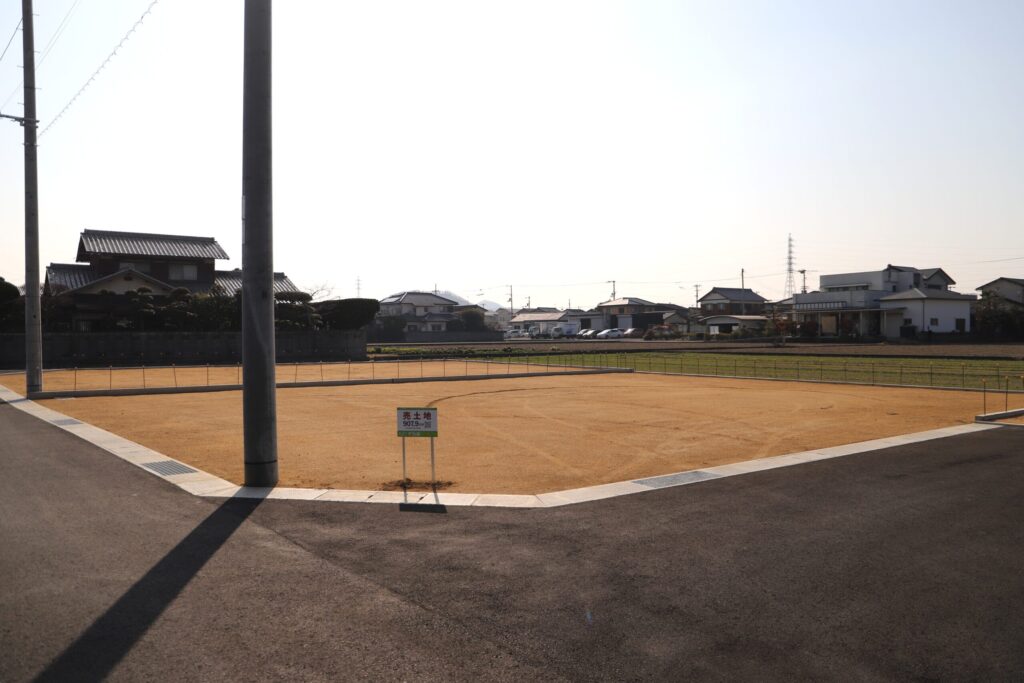 ルーツガーデン下田井Ⅲ6号地　北東から撮影