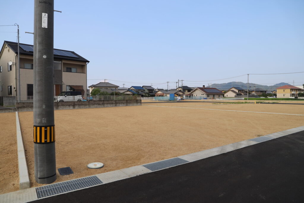 アイタウン六条Ⅴ16号地　南西から撮影