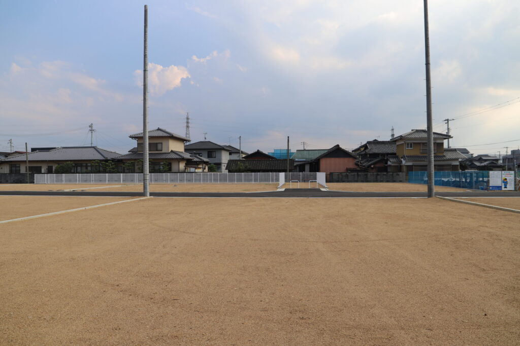 アイタウン六条Ⅴ16号地　北から撮影