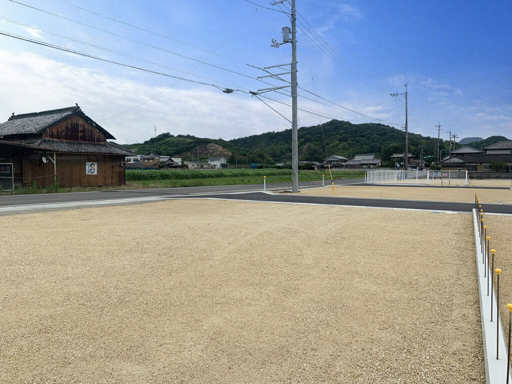 リッツガーデン飯山Ⅱ　1号地　北西より