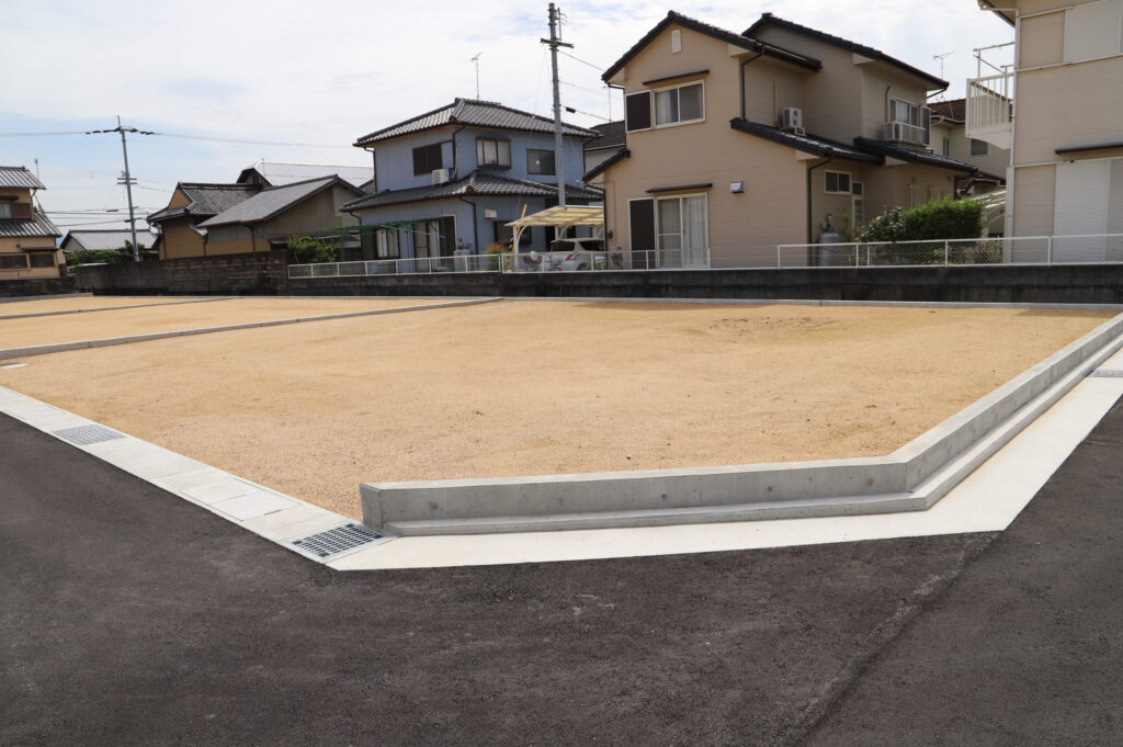 アイタウン川島Ⅱ10号地　北東から撮影