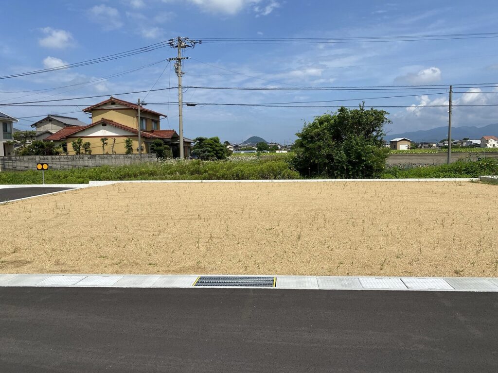 プラスタウン川島Ⅱ20号地西より