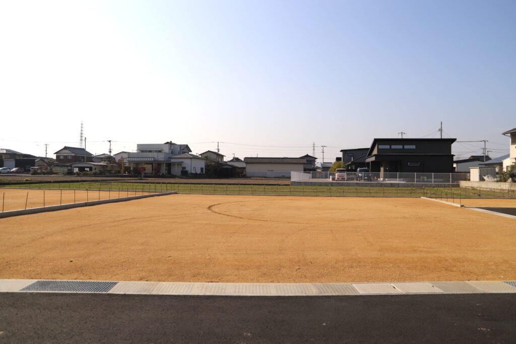 ルーツガーデン下田井Ⅲ6号地　東から撮影