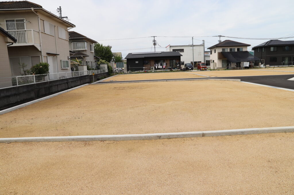 アイタウン川島Ⅱ10号地　南から撮影