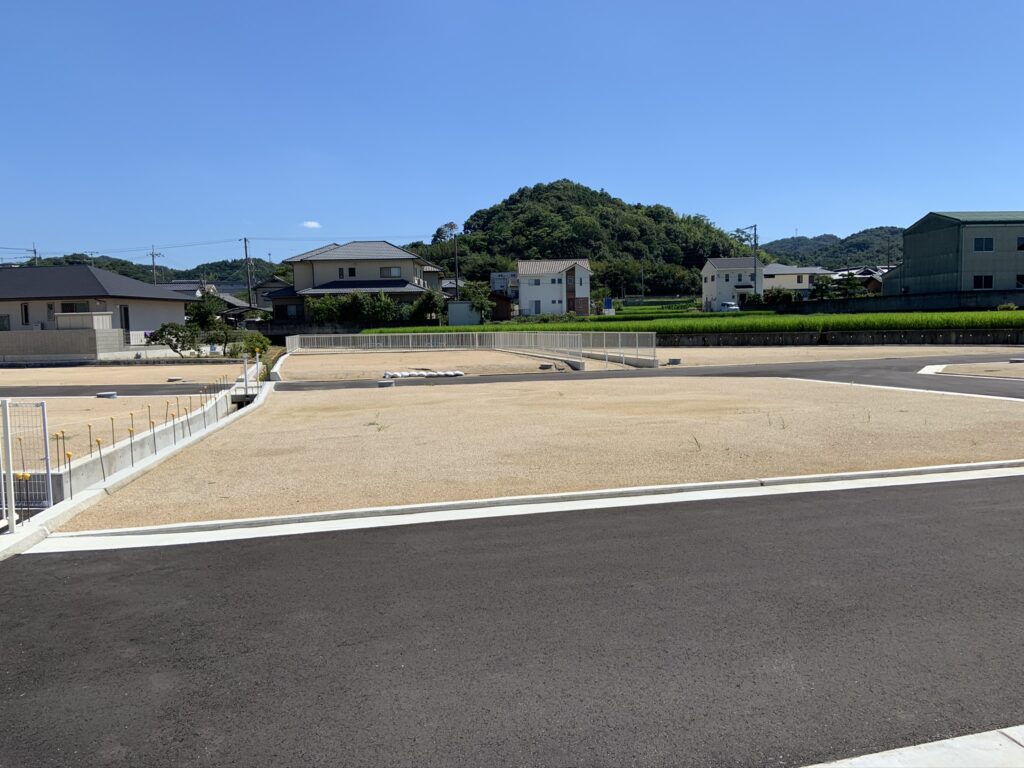 ウィルガーデン志度　北より
