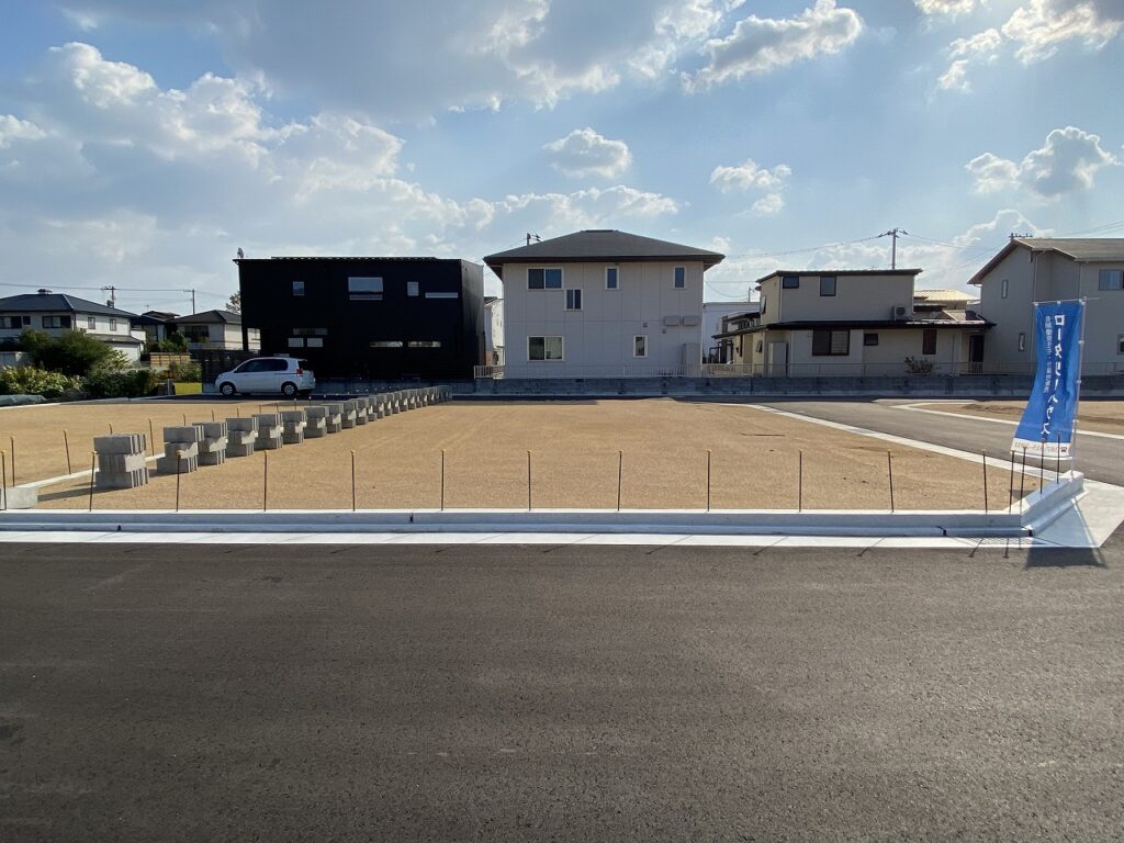 ハピネスガーデン春日V6号地　北より