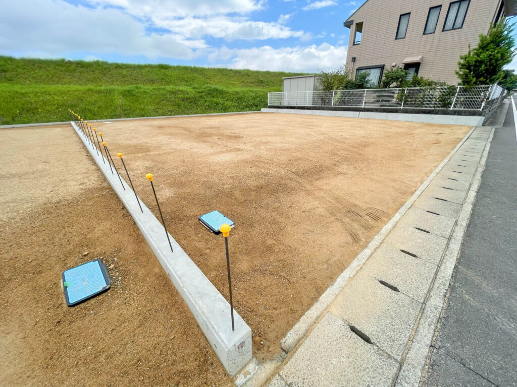 ルーツガーデン郡家　10号地 北から