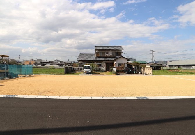 ルーツガーデン上林Ⅱ　2号地　南から撮影