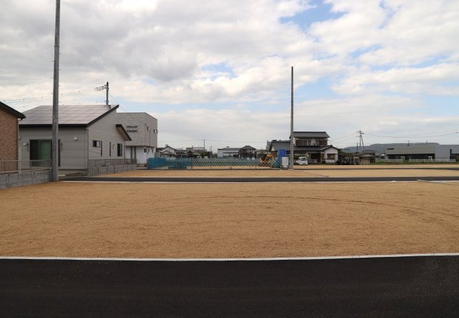 ルーツガーデン上林Ⅱ　8号地　南から撮影