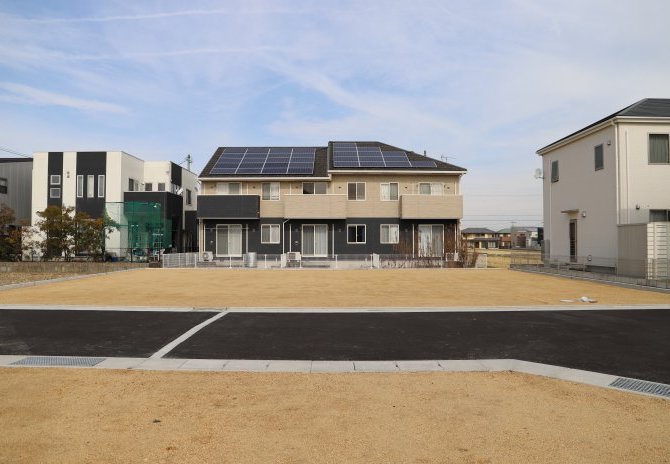 ホールタウン上林　1号地南から撮影