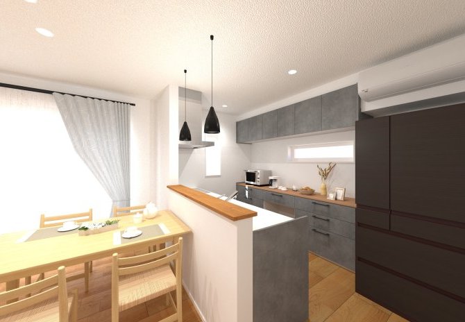 【ダイニングキッチン】