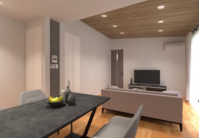 【リビングダイニング】