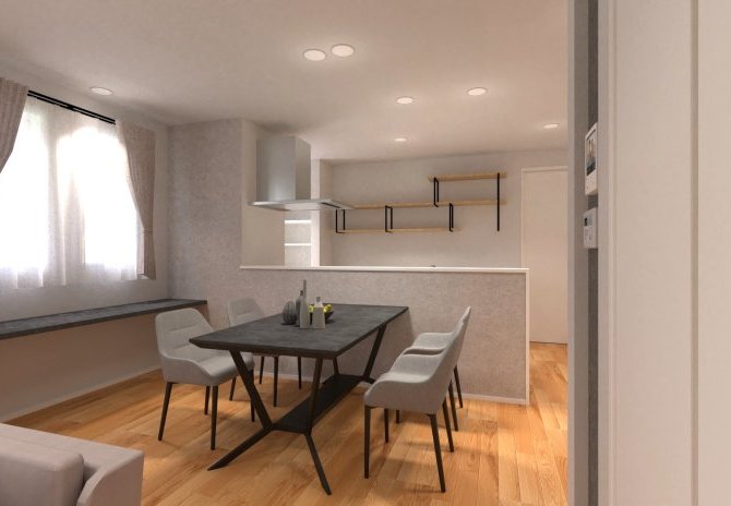 【ダイニングキッチン】