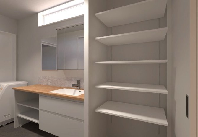 【洗面脱衣室】