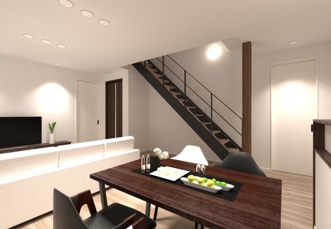 【リビングダイニング】