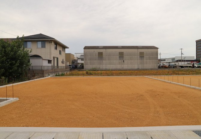 ホールタウン上林Ⅱ　5号地東から撮影