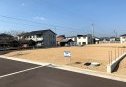 8号地　西面から（モデルハウス建築前）