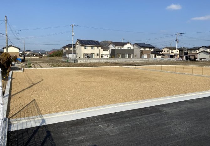 1号地　南西より
