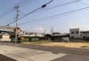 北西から