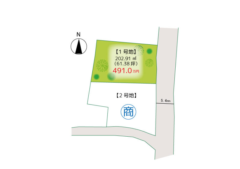 アイタウン長尾-区画図