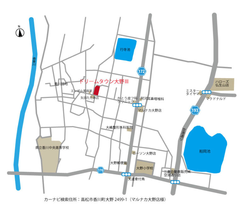 DT大野Ⅲ地図