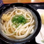 うどん+半熟たまごの天ぷら